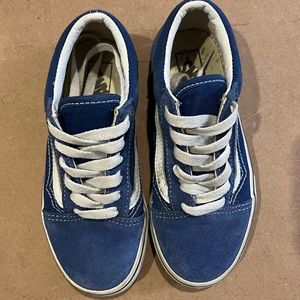 Blue old school vans